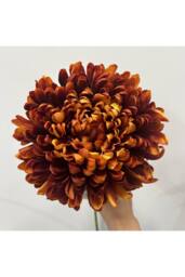 KDMD Chrysanthemum Dark Orange Artificial Flowers - thumbnail 9