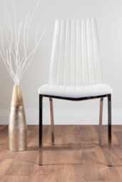 FurnitureboxUK Imperia 6 Grey Dining Table & 6 Isco Chairs in Off-White - thumbnail 8