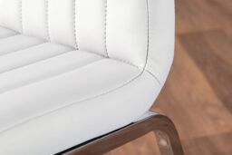 FurnitureboxUK Imperia 6 Grey Dining Table & 6 Isco Chairs in Off-White - thumbnail 6