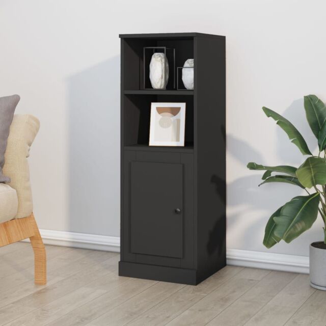 Berkfield Home Highboard Black 36x35.5x103.5 cm Engineered Wood - image 1