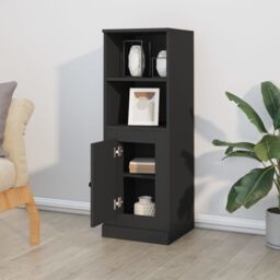 Berkfield Home Highboard Black 36x35.5x103.5 cm Engineered Wood - thumbnail 3