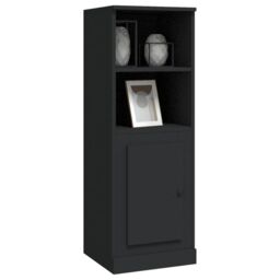 Berkfield Home Highboard Black 36x35.5x103.5 cm Engineered Wood - thumbnail 4