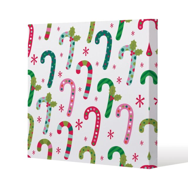 Benjamin Tate Design Candy pattern (canvas) / 46 x 46 x 4cm in Natural - Size: 46 x 46 x 4 cm - image 1