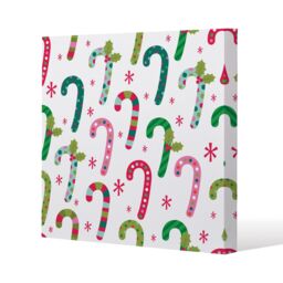 Benjamin Tate Design Candy pattern (canvas) / 46 x 46 x 4cm in Natural - Size: 46 x 46 x 4 cm - thumbnail 1