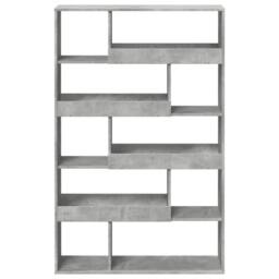 Berkfield Home Classic Bookcase Concrete Grey 100x33x156.5 cm Engineered Wood - thumbnail 4