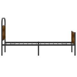 Berkfield Home Elegant Bed Frame without Mattress 80x200 cm Sonoma Oak Engineere in Brown - thumbnail 6