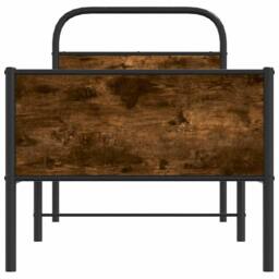 Berkfield Home Elegant Bed Frame without Mattress 80x200 cm Sonoma Oak Engineere in Brown - thumbnail 5