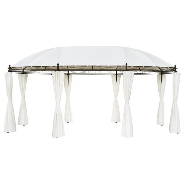 Berkfield Home Gazebo Cream White 530x350x265 cm in Beige - Size: 530 x 350 x 265 cm - image 1