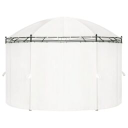 Berkfield Home Gazebo Cream White 530x350x265 cm in Beige - Size: 530 x 350 x 265 cm - thumbnail 3