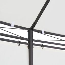 Berkfield Home Gazebo Cream White 530x350x265 cm in Beige - Size: 530 x 350 x 265 cm - thumbnail 6