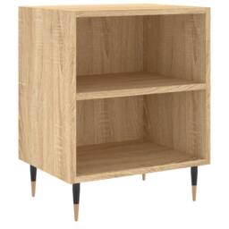 Berkfield Home Bedside Cabinets 2 pcs Sonoma Oak 40x30x50 cm Engineered Wood in Brown - Size: 40 x 30 x 50 cm - thumbnail 4