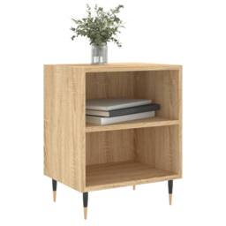 Berkfield Home Bedside Cabinets 2 pcs Sonoma Oak 40x30x50 cm Engineered Wood in Brown - Size: 40 x 30 x 50 cm - thumbnail 3