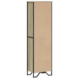 Berkfield Home Modern Bookcase Sonoma Oak 50x31x169 cm Engineered Wood in Light Tan - Size: 50 x 31 x 169 cm - thumbnail 6