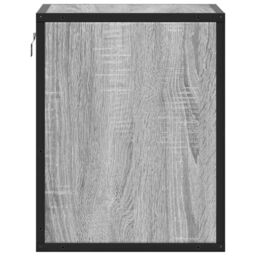 Berkfield Home Wall-mounted Bedside Cabinet Grey Sonoma 40x31x39.5 cm - thumbnail 6