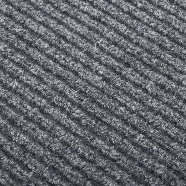 Berkfield Home Modern Dirt Trapper Carpet Runner 100x350 cm Grey - Size: 100 cm diameter - image 1