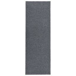 Berkfield Home Modern Dirt Trapper Carpet Runner 100x350 cm Grey - Size: 100 cm diameter - thumbnail 2