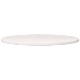 Berkfield Home Table Top White Ã˜90x2.5 cm Solid Wood Pine - Size: 90x2.5 cm