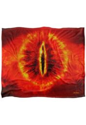 Lord of the Rings The Blanket, 152x127 cm Eye of Sauron Silky Touch Super Soft Throw Blanket in White - thumbnail 1