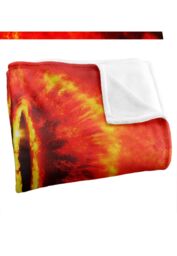 Lord of the Rings The Blanket, 152x127 cm Eye of Sauron Silky Touch Super Soft Throw Blanket in White - thumbnail 3