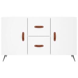 Berkfield Home Sideboard White 100x36x60 cm Engineered Wood - Size: 100 x 36 x 60 cm - thumbnail 6