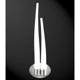 Netlighting Estalacta Wall Lamp 2 Light GU10 IndoorOutdoor SilverOpal White in Silver - thumbnail 2
