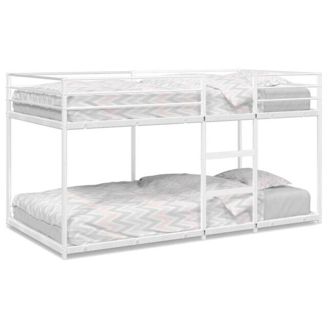 Berkfield Home Bunk Bed without Mattress White 75x190 cm Steel - image 1