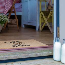 Artsy Mats Life Is Better With A Dog Doormat (60 x 40cm) in Brown - Size: 40 cm x 60 cm - thumbnail 4
