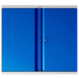 Phoenix Safe Company Stationery Cupboard in Blue with Key Lock, SC1010GBK, 351L - Size: 100 cm - thumbnail 3