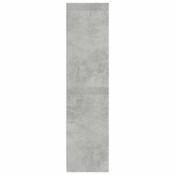 Berkfield Home Wardrobe Concrete Grey 100x50x200 cm Engineered Wood - Size: 100 x 50 x 200 cm - thumbnail 5