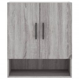 Berkfield Home Wall Cabinet Grey Sonoma 60x31x70 cm Engineered Wood - Size: 60 x 31 x 70 cm - thumbnail 5