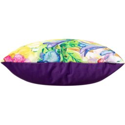icon Indoor & Outdoor Papaya Fruit Print Waterproof Cushion, Orange in Purple - thumbnail 2