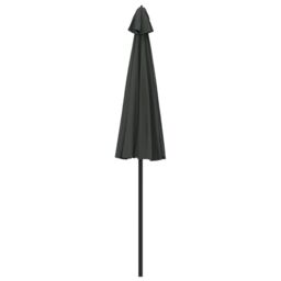 Berkfield Home Outdoor Parasol with Aluminium Pole 270 cm Anthracite in Black - thumbnail 4
