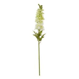 Lemon Pavilion Furniture and Decor Natural Garden Collection Elatum Delphinium Single Stem Flower, H78cm in White - thumbnail 1