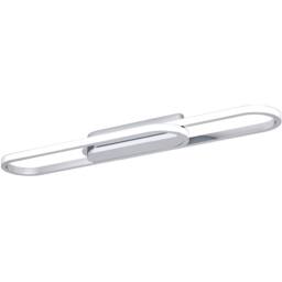 Loops Sleek Chrome Ceiling Light Fixture - Contemporary LED Indoor Lighting in Metallics - thumbnail 3