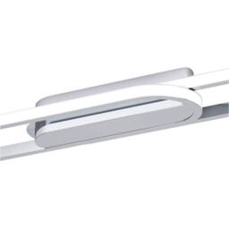 Loops Sleek Chrome Ceiling Light Fixture - Contemporary LED Indoor Lighting in Metallics - thumbnail 5