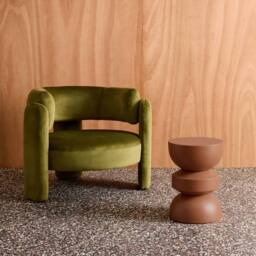sweeek Side table, end table, nightstand metal in Terracotta - thumbnail 7