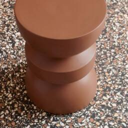 sweeek Side Table End Table Nightstand Metal in Terracotta - thumbnail 6