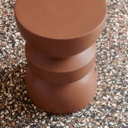 sweeek Side table, end table, nightstand metal in Terracotta - thumbnail 8