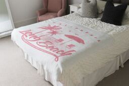Benjamin Tate Design Cali Long Beach Blanket in Natural - Size: 120 cm x 150 cm - thumbnail 3