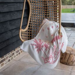 Benjamin Tate Design Cali Long Beach Blanket in Natural - Size: 120 cm x 150 cm - thumbnail 4