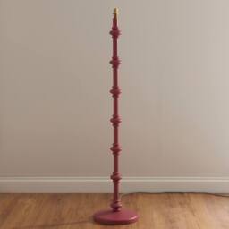 Netlighting Carnaby Pink Floor Lamp Fabric Ikat Shade 35cm B22 - thumbnail 4