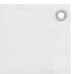 Berkfield Home Balcony Screen White 90x400 cm Oxford Fabric - thumbnail 2
