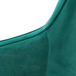 Living and Home Set of 2 Upholstered Dining Chairs in Green - thumbnail 7