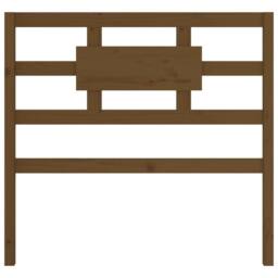 Berkfield Home Bed Headboard Honey Brown 80.5x4x100 cm Solid Wood Pine - thumbnail 4