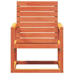 Berkfield Home Garden Chair Wax Brown 57.5x63x76 cm Solid Wood Pine - thumbnail 4