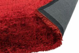 The Rug Shop UK Red Handmade Modern Plain Polyester Easy To Clean Area Rug - Size: 160 cm x 230 cm - thumbnail 5