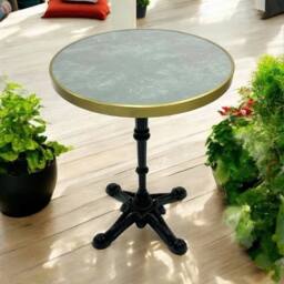 NESTLUNE Green Rattan Furniture Sets, Green Paris Bistro Set - Size: 100 cm x 15 cm - thumbnail 4