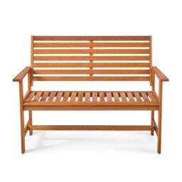 VonHaus Cannes 2 Seater Acacia Wooden Garden Bench in Natural - Size: 1 Pack - thumbnail 9