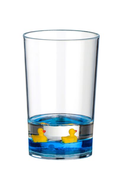 Orsina Floating Ducks Acrylic Tumbler in Clear - image 1