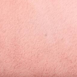 Voltico Super Soft Faux Fur Rug - Luxury Accent Rug for Bedroom & Lounge in Pale Pink - Size: 100 cm x 110 cm - thumbnail 3